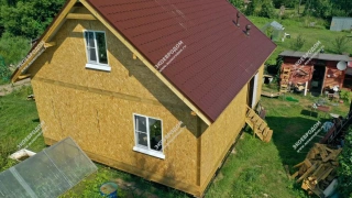 Дом в деревне Лукино, одноэтажный 80 м² из СИП панелей | фото, отзывы, цена