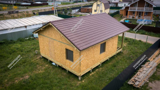 Дом в КП Шишкино одноэтажный 80,7 м² из СИП панелей | фото, отзывы, цена