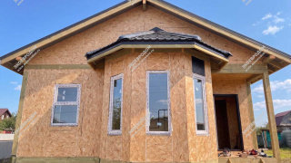 Дом в селе Камкино одноэтажный 70 м² из СИП панелей | фото, отзывы, цена